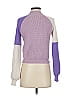 Zaful Color Block Purple Turtleneck Sweater Size S - photo 2