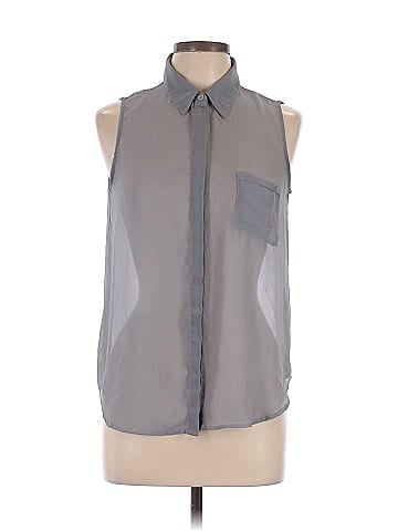 Adiva Sleeveless Button-Down Shirt (view 1)