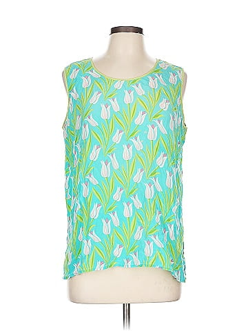 Bob Mackie Sleeveless Silk Top (view 1)