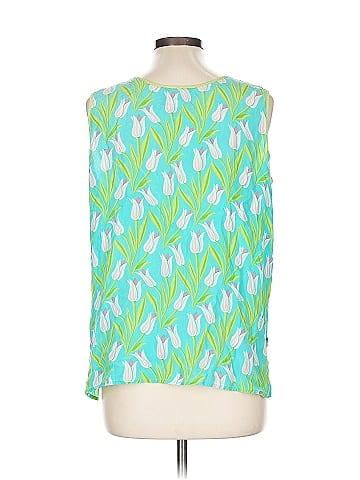 Bob Mackie Sleeveless Silk Top (view 2)