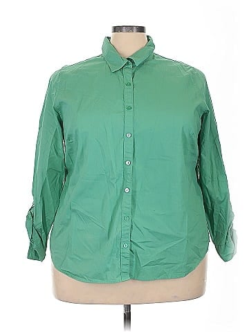 Cj Banks 3/4 Sleeve Button-Down Shirt (view 1)