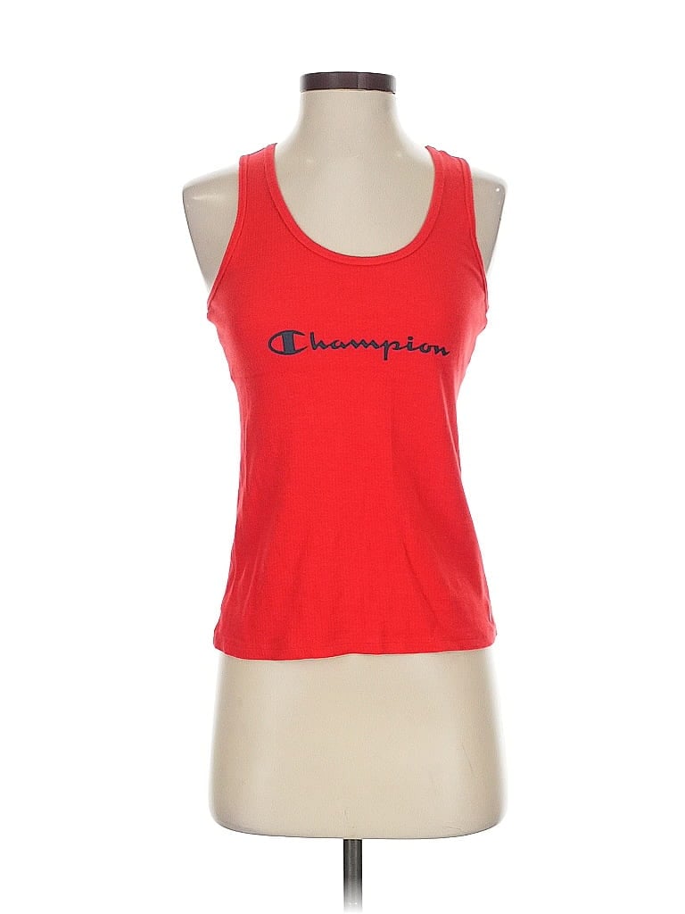 Pre-owned Champion Sleeveless T-shirt In Red