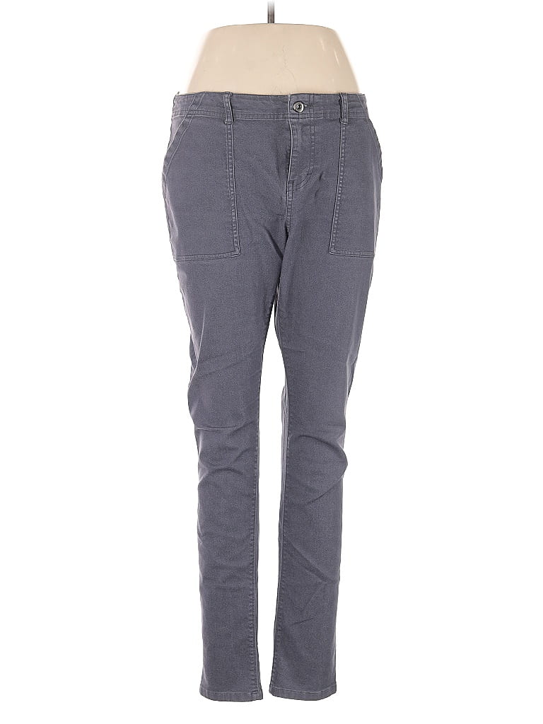 Marmot Chevron-herringbone Gray Jeans Size 12 - photo 1