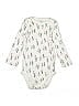 Just One You Made by Carter's 100% Cotton Print Ivory Long Sleeve Onesie 6-9 MO / 9 MO - photo 1