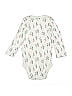 Just One You Made by Carter's 100% Cotton Print Ivory Long Sleeve Onesie 6-9 MO / 9 MO - photo 2