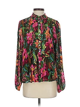 Farm Rio For Anthropologie Long Sleeve Blouse