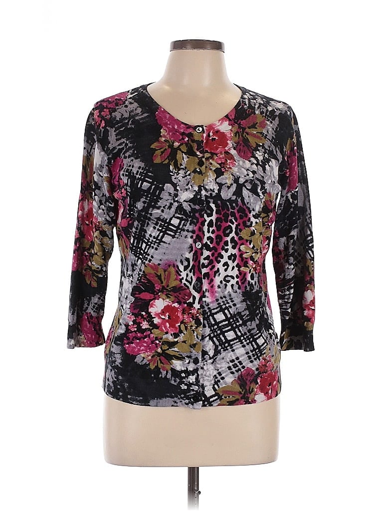 Joseph A. Black Cardigan Size L - photo 1