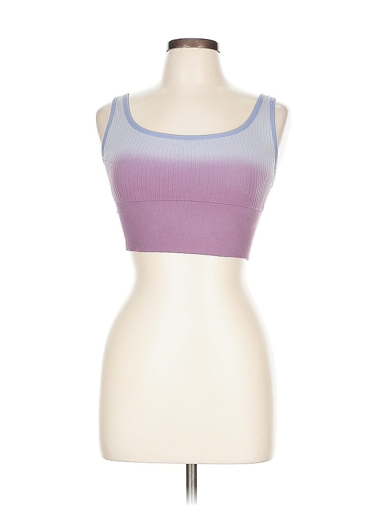 Pre-owned Victoria's Secret Pink Tube Top Purple Strapless Neckline Tops