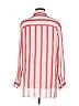 Worth New York Stripes Pink Long Sleeve Button-Down Shirt Size M - photo 2