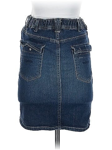 Motherhood Denim Skirt (view 2)