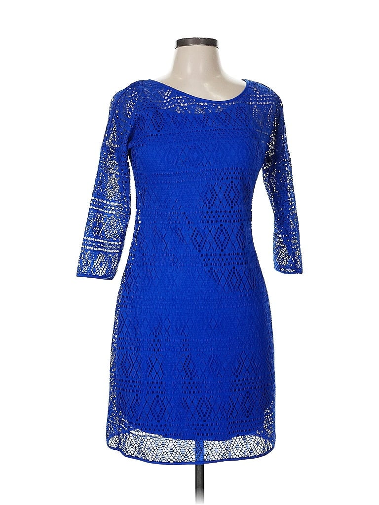 Pre-owned Express Cocktail Dress In Blue