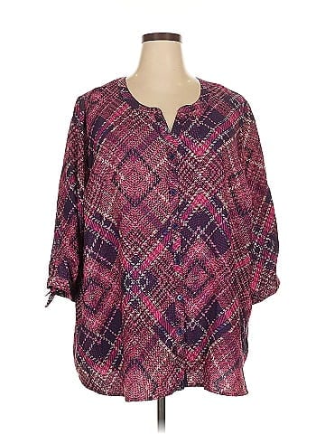 Catherines 3/4 Sleeve Blouse (view 1)
