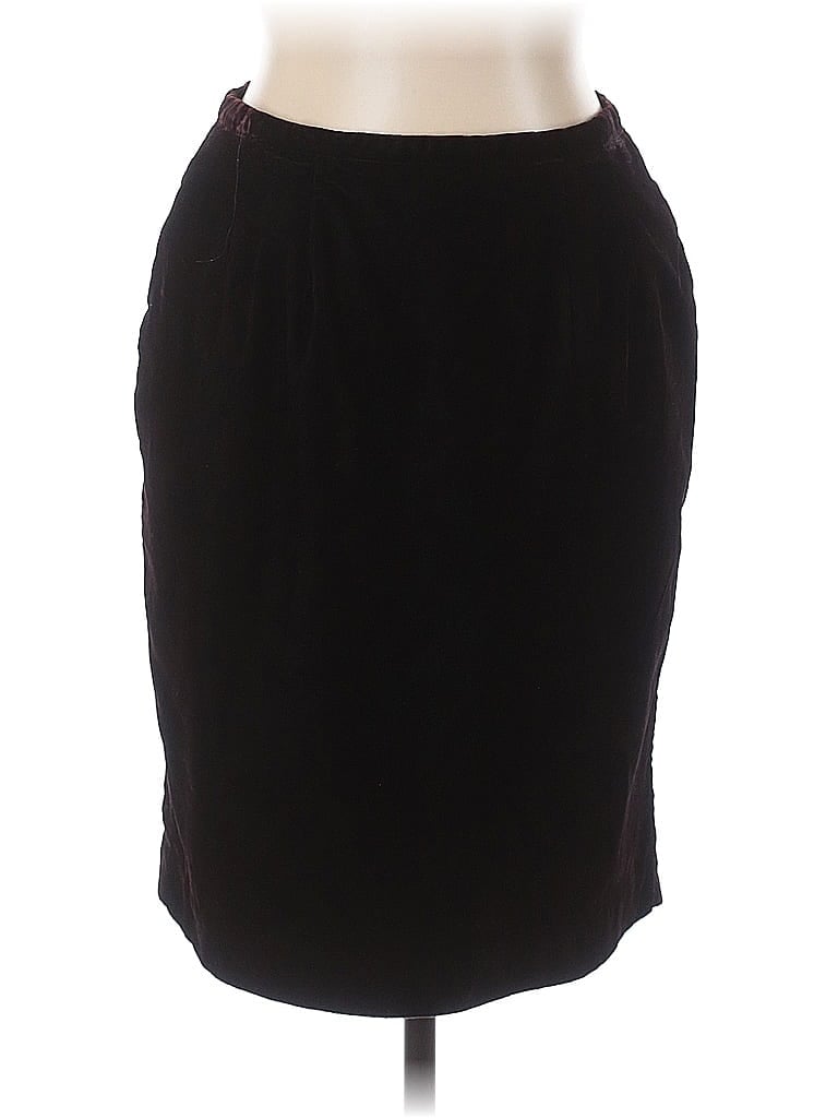 Pre-owned Norton Mcnaughton Casual Skirt In Burgundy