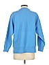 Plastic Island Solid Blue Pullover Sweater Size S - photo 2