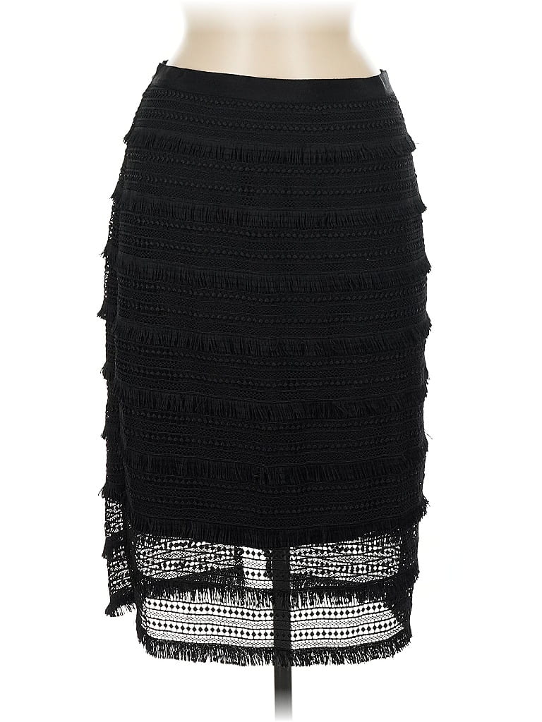 Pre-owned White House Black Market Formal Skirt In Black