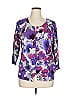 Joseph A. Purple Cardigan Size XL - photo 1