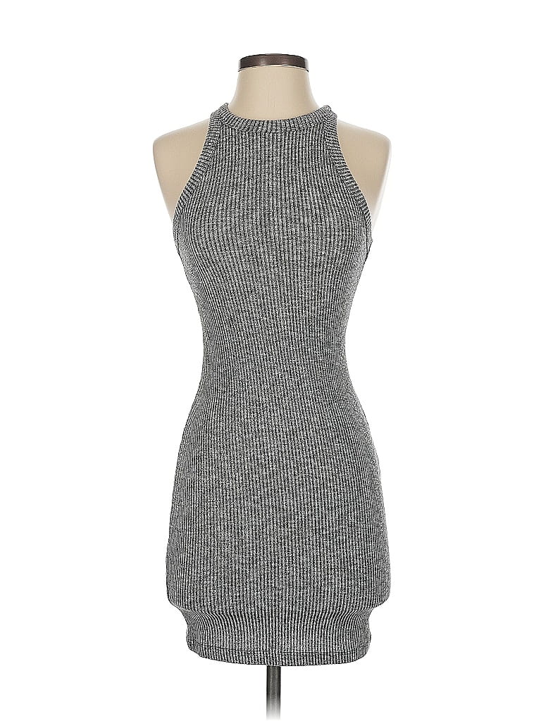Pre-owned Garage Casual Dress In Gray