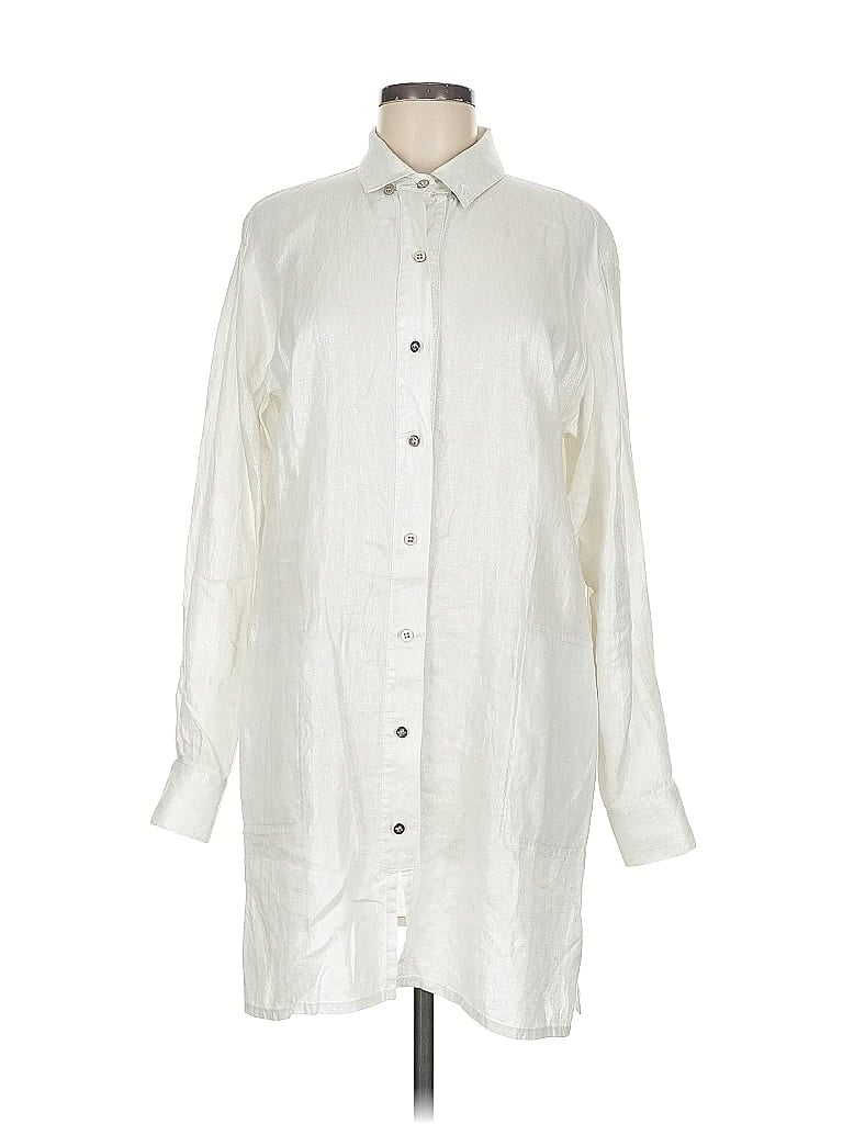 Worth New York 100% Linen Ivory Casual Dress Size M - photo 1