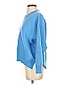 Plastic Island Solid Blue Pullover Sweater Size S - photo 4
