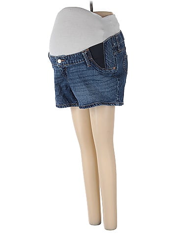 Isabel Maternity Denim Shorts (view 1)