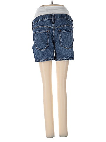 Isabel Maternity Denim Shorts (view 2)