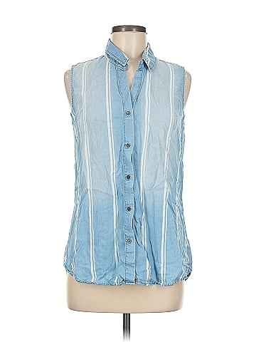 BeachLunchLounge Sleeveless Button-Down Shirt (view 1)