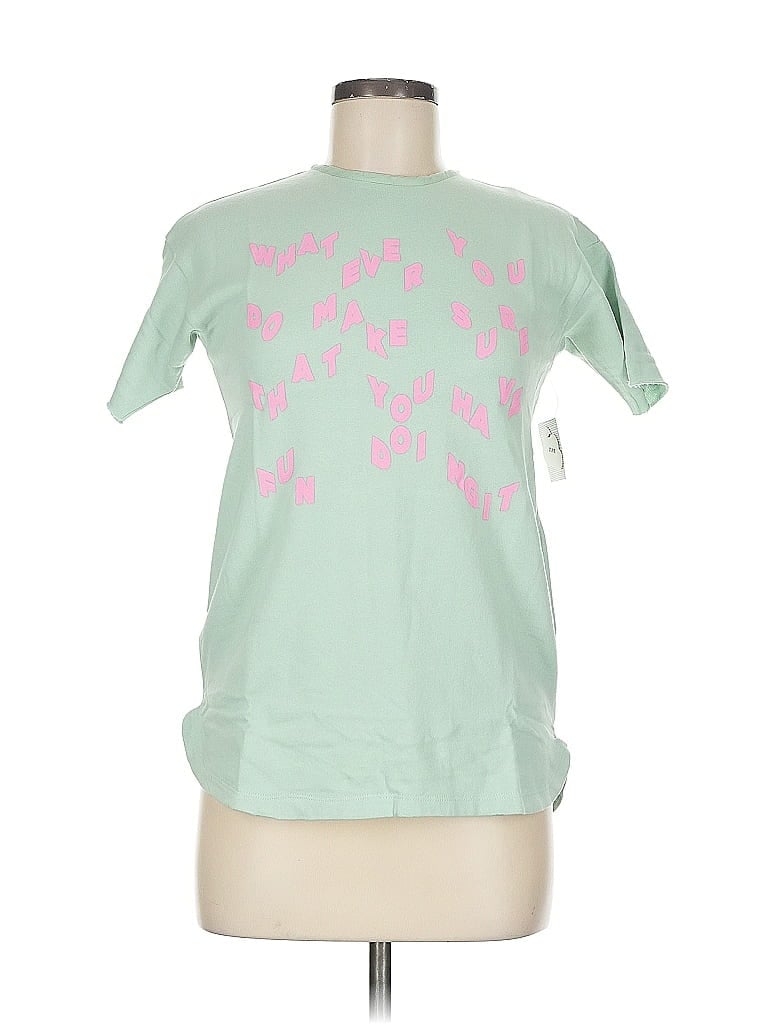 STEM Pre-owned Short Sleeve T-shirt In Green