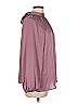 Scoop 100% Polyester Purple 3/4 Sleeve Blouse Size 14 - photo 3