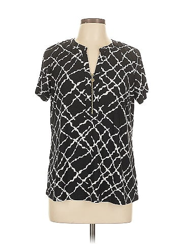 Anne Klein Short Sleeve Blouse (view 1)