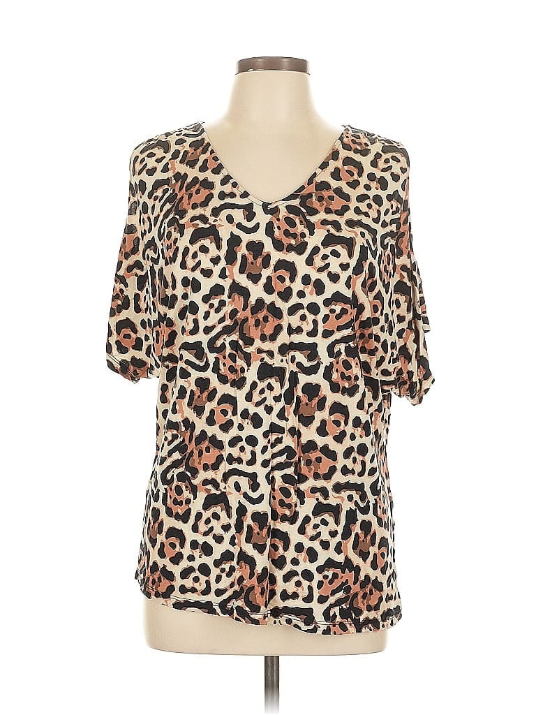 Pre-owned Venus Short Sleeve T-shirt In Brown