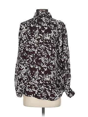 Classiques Entier Long Sleeve Silk Top (view 2)