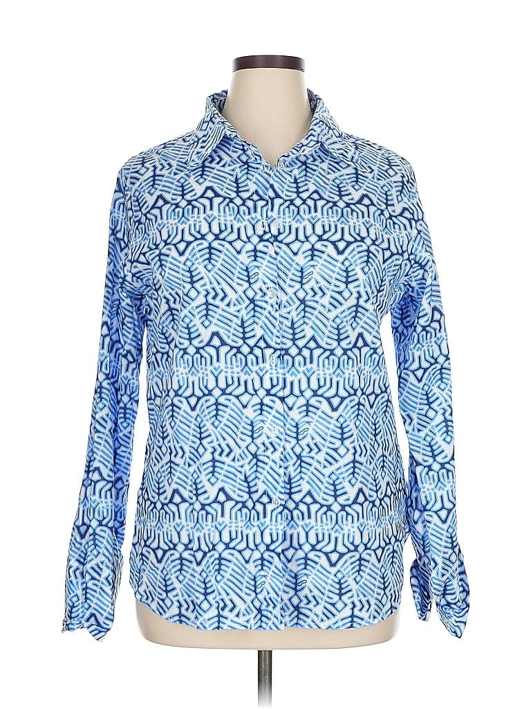 Click to view more detailed imagery on our partner's website Pre-owned Ck Bradley New York Long Sleeve Button Down Shirt In Blue