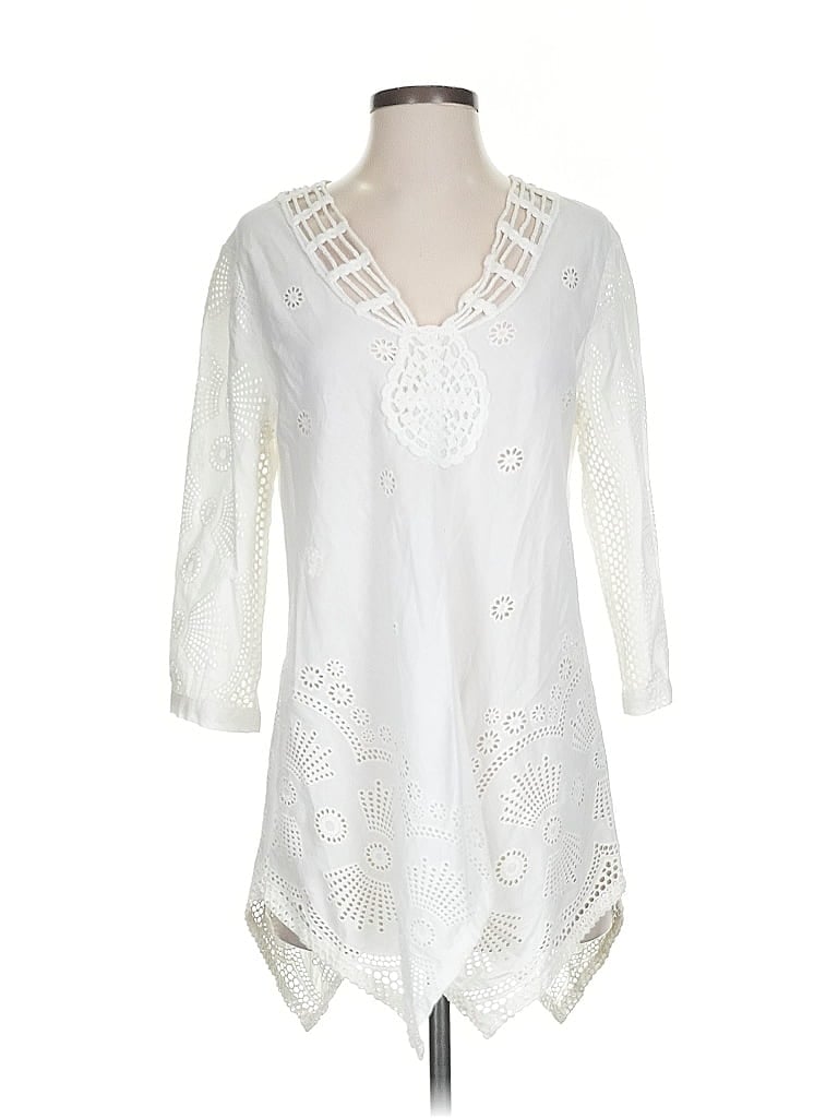 Click to view more detailed imagery on our partner's website Pre-owned Xcvi Casual Dress In White