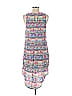 Lush 100% Polyester Graphic Pink Teal Casual Dress Size XL - photo 2