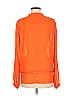 MICHAEL Michael Kors 100% Polyester Orange Long Sleeve Blouse Size M - photo 2