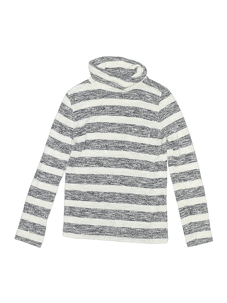 Click to view more detailed imagery on our partner's website Pre-owned Crewcuts Kids' Long Sleeve Turtleneck In Silver