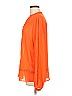 MICHAEL Michael Kors 100% Polyester Orange Long Sleeve Blouse Size M - photo 5