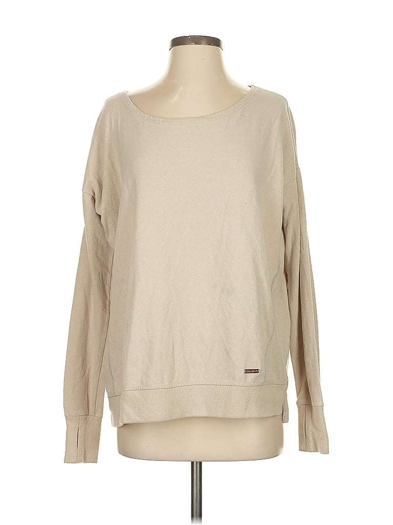 Pre-owned Sweaty Betty Long Sleeve T-shirt In Brown