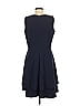 Taylor Solid Blue Cocktail Dress Size 8 - photo 3