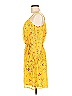 Charming Charlie 100% Polyester Floral Yellow Casual Dress Size M - photo 4