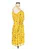 Charming Charlie 100% Polyester Floral Yellow Casual Dress Size M - photo 3
