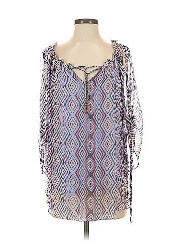 Ella Moss 3/4 Sleeve Silk Top (view 1)