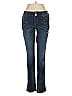 Soho JEANS NEW YORK & COMPANY Solid Blue Jeans Size 6 - photo 1