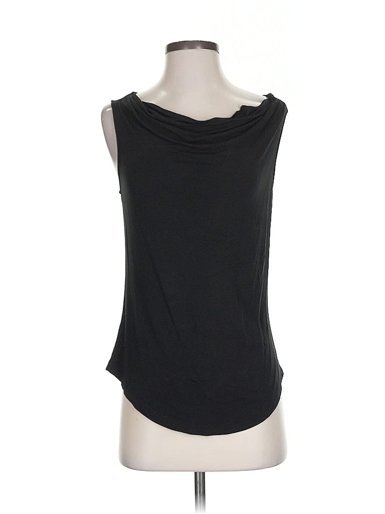 Pre-owned Ann Taylor Factory Sleeveless Top Black Cowl Neck Tops