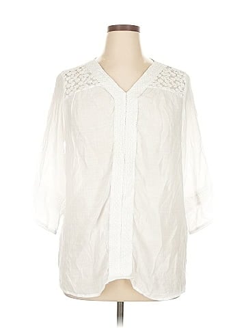 Cj Banks 3/4 Sleeve Blouse (view 1)