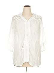Cj Banks 3/4 Sleeve Blouse