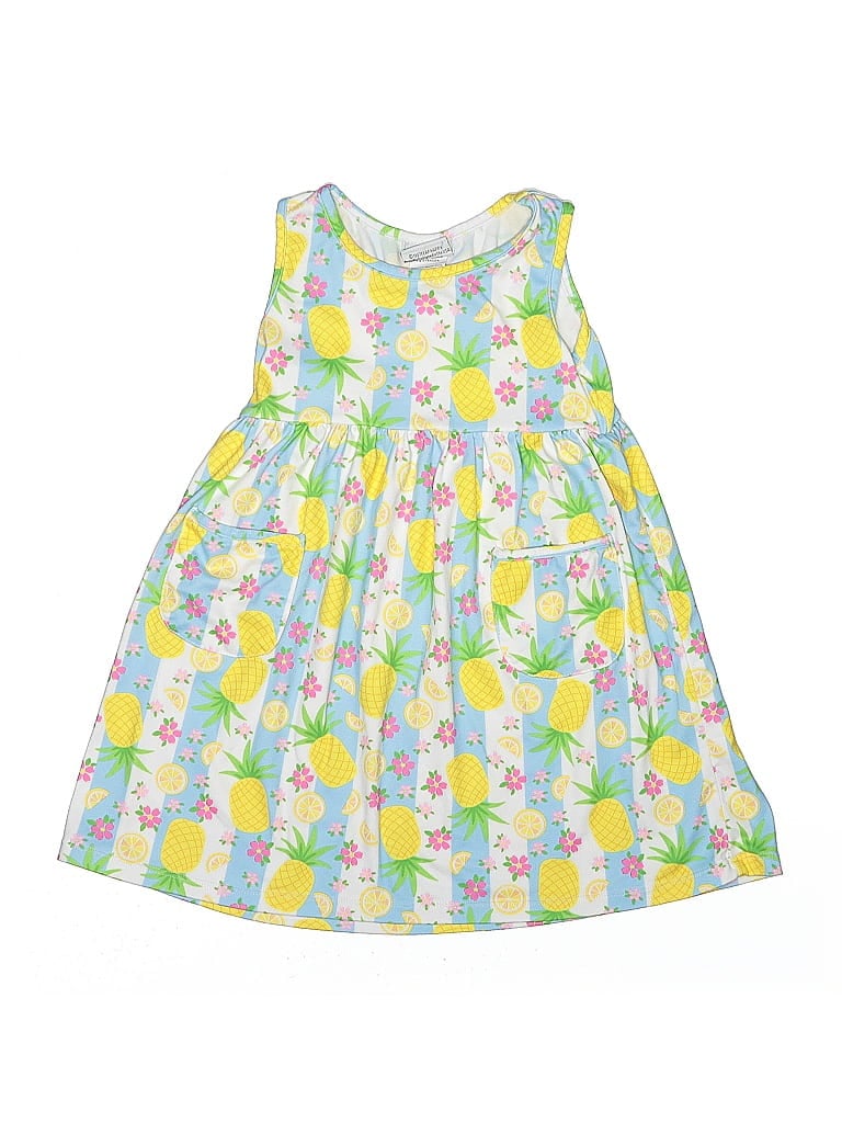 Pre-owned Flap Happy Kids' Dress In Yellow