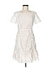 HD in Paris 100% Cotton White Casual Dress Size 6 - photo 1