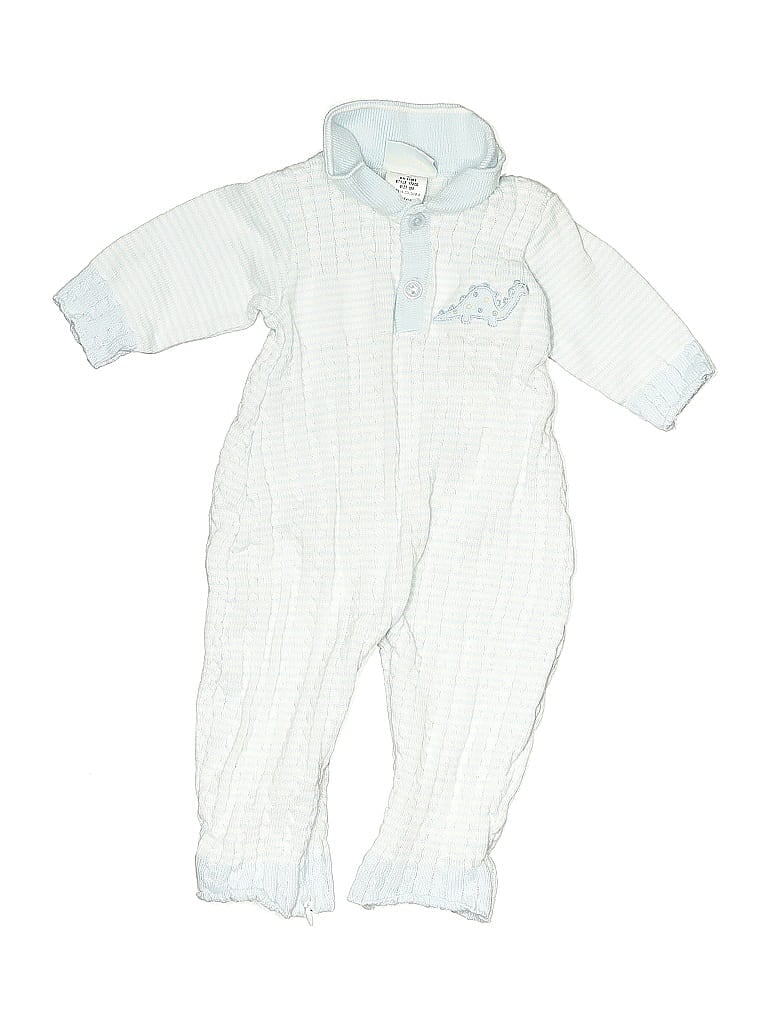 Pre-owned Florence Eiseman Babies' Long Sleeve Onesie In White