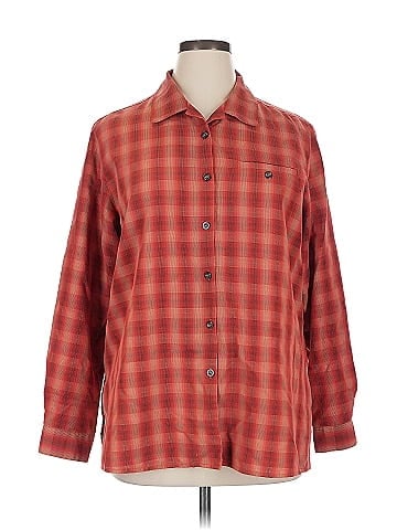 Villager Sport by Liz Claiborne Long Sleeve Button-Down Shirt (view 1)